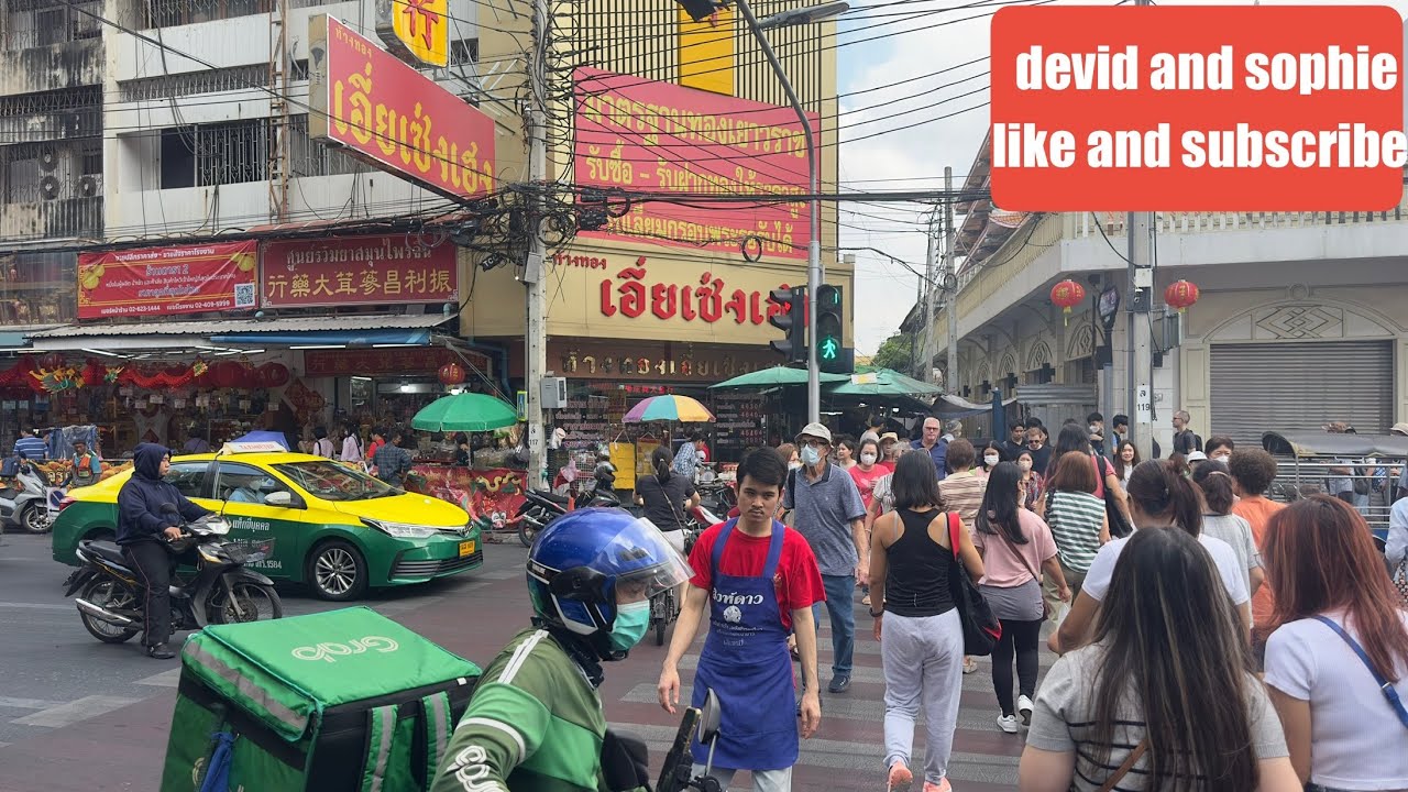 【4K HDR】🇹🇭Yaowarat+Samphanthawong+Chinatown|Bangkok Thailand Tourist Places|1 Mar 2025 |Walking Tour
