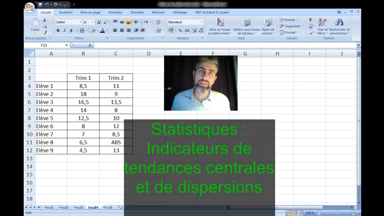 Statistiques 2 indicateur de tendance centrale