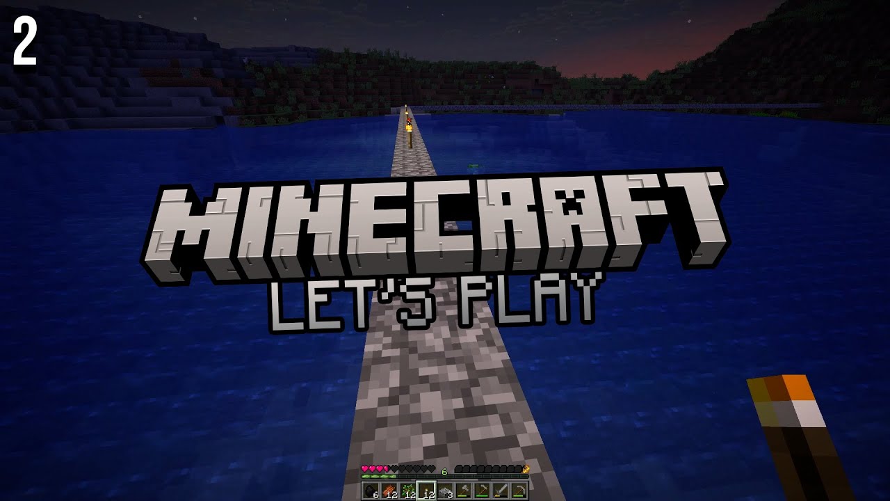 Minecraft: Survival Let's Play Ep. 02 - super cool bridge
