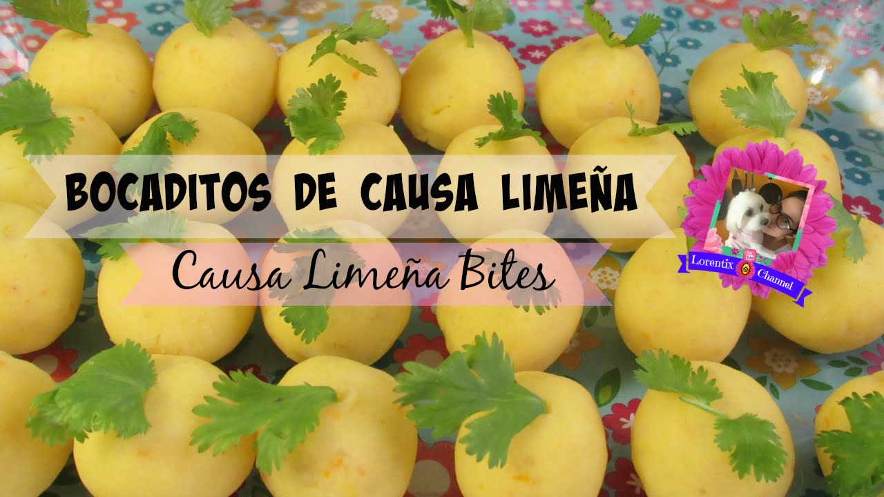 Bocaditos de Causa Limeña_mini Causa bites, bolitas de causa buffet I Lorentix