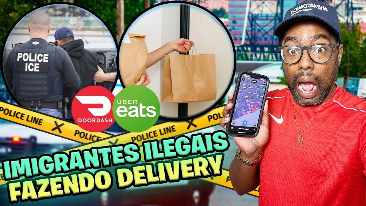 COMO IMIGRANTES ILEGAIS TRABALHAM COM DELIVERY NOS ESTADOS UNIDOS