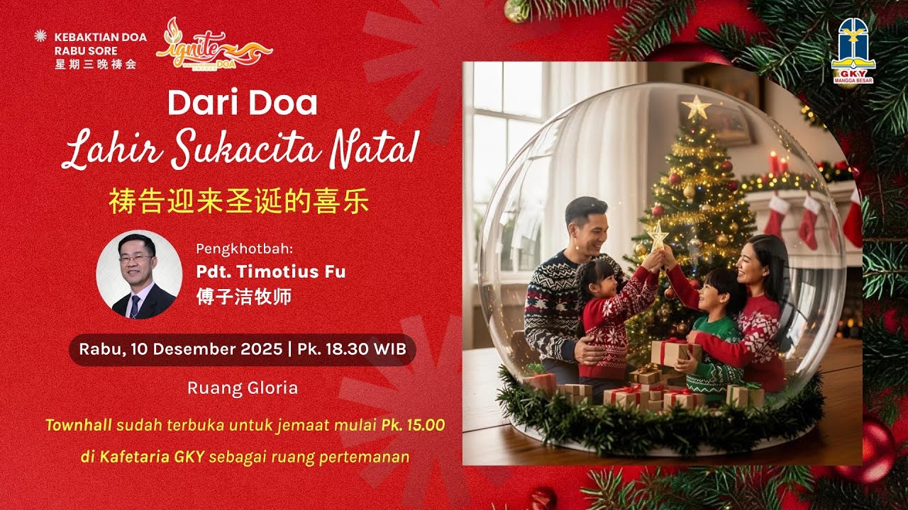 Khotbah Kebaktian Doa - 10 Desember 2025