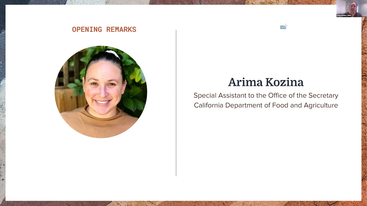 2nd Los Angeles Urban Soil Symposium - Opening Remarks - Arima Kozina