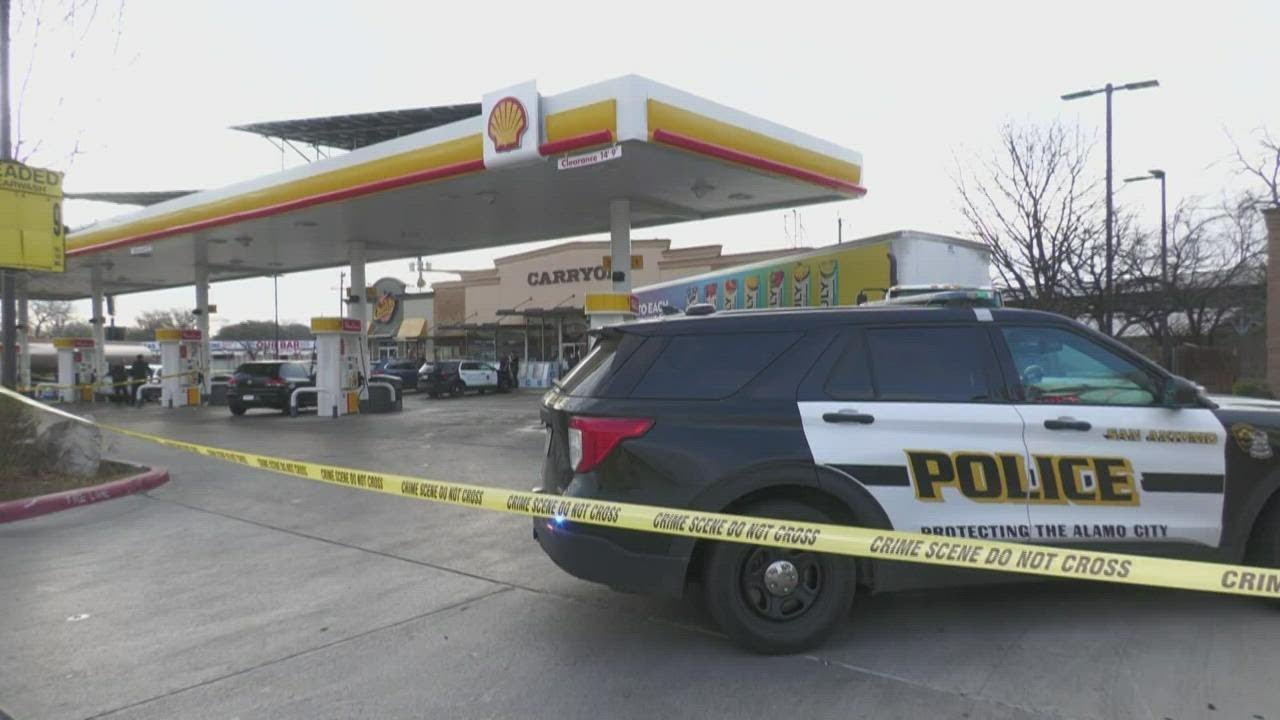 Man in critical condition after being randomly shot at gas station