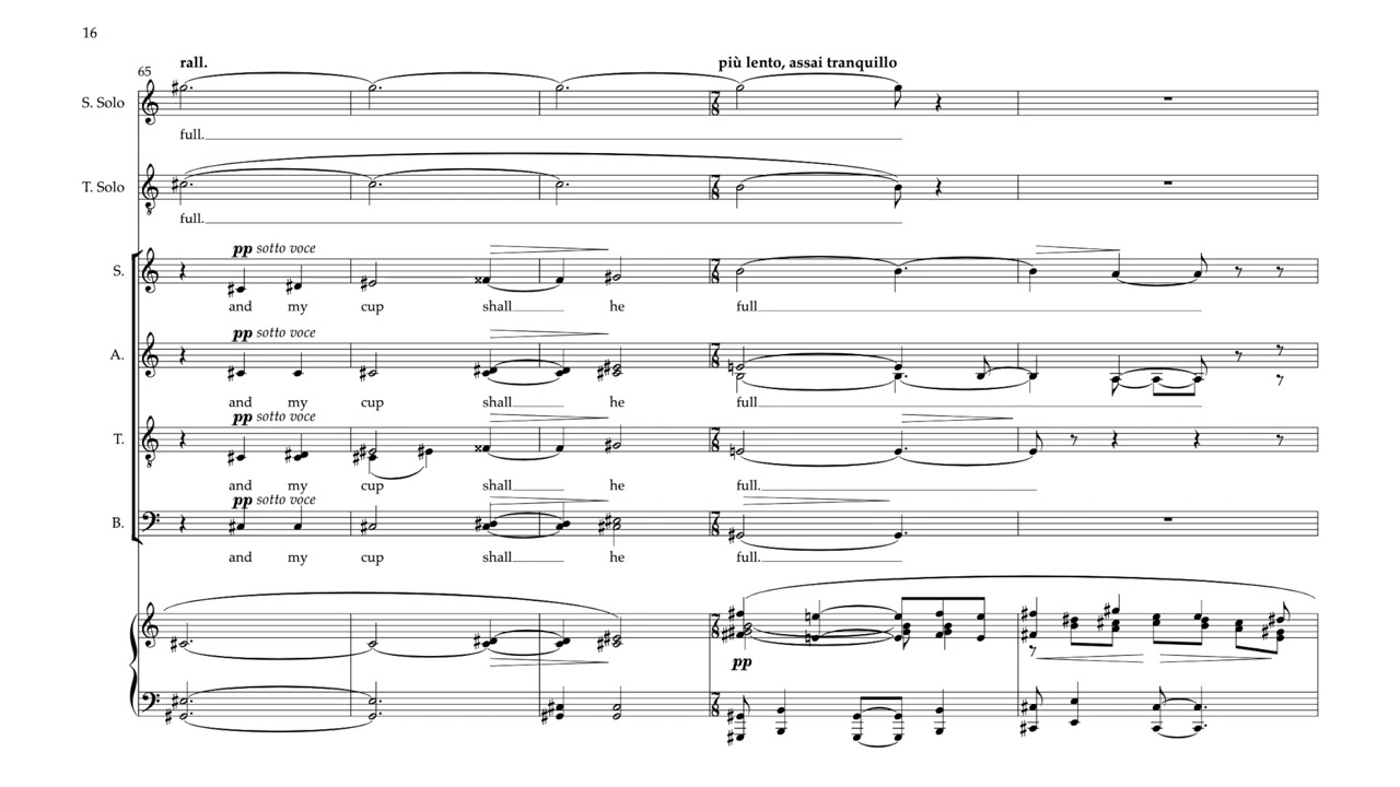 Howells3   The Lord is my Shepherd   B1