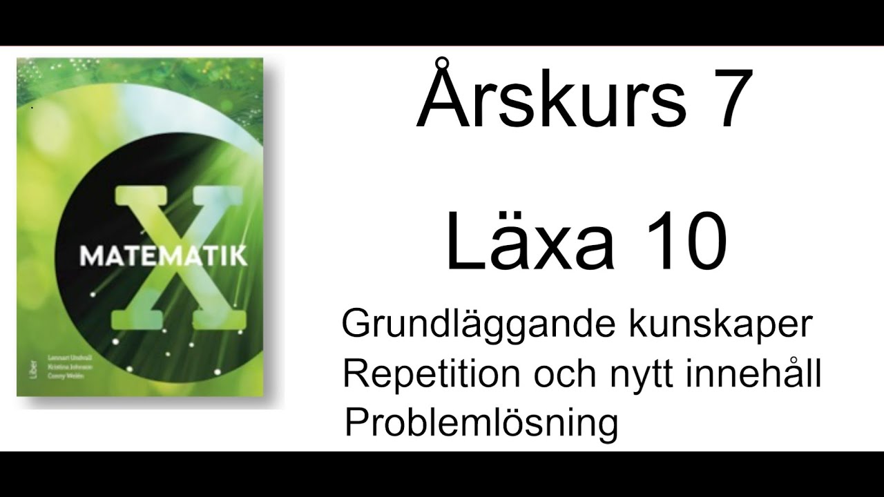 L&auml;xa 10 x boken