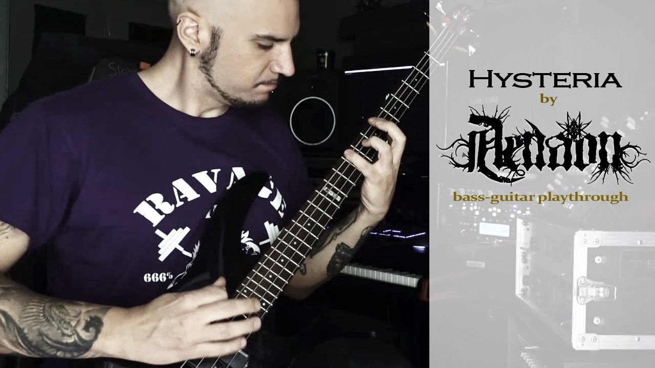 Hysteria by AENAON : bass playthrough