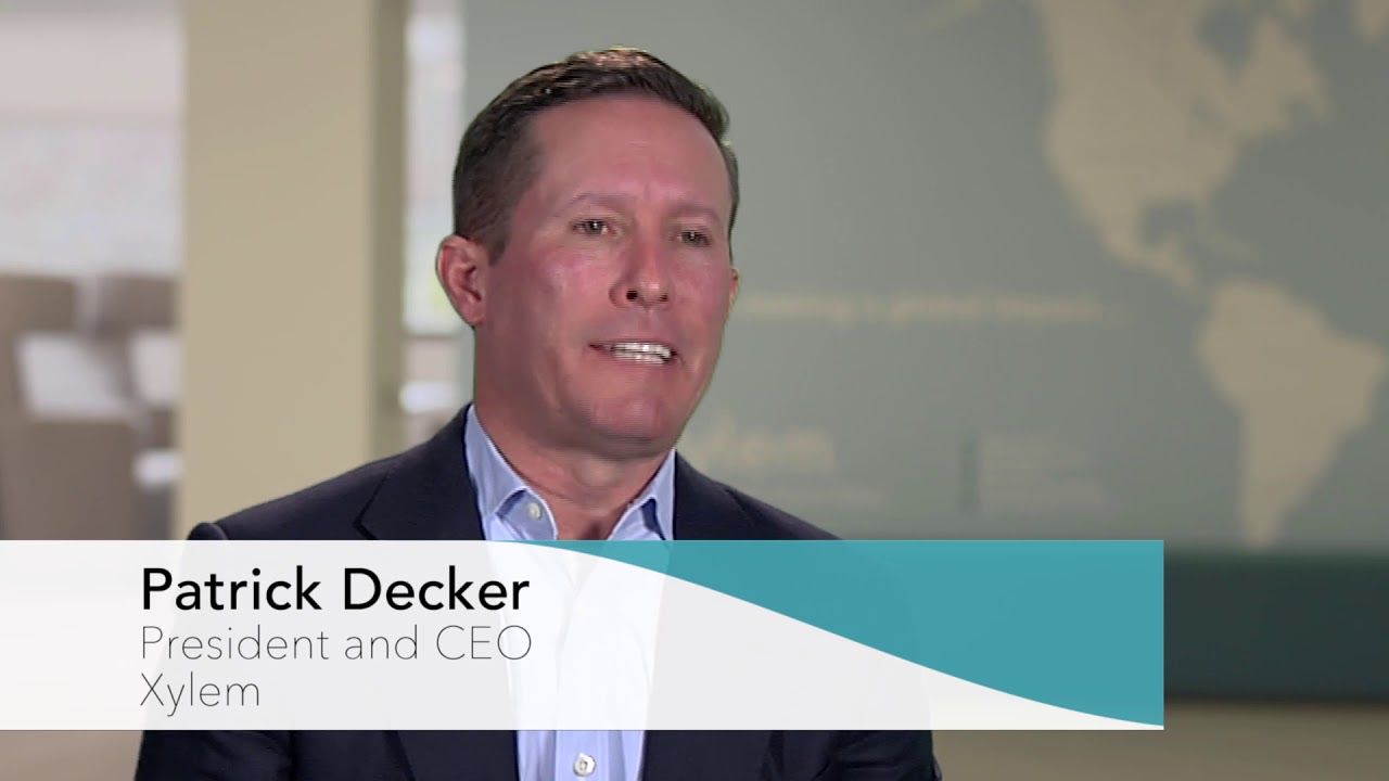 Patrick Decker talks about Sustainability at Xylem