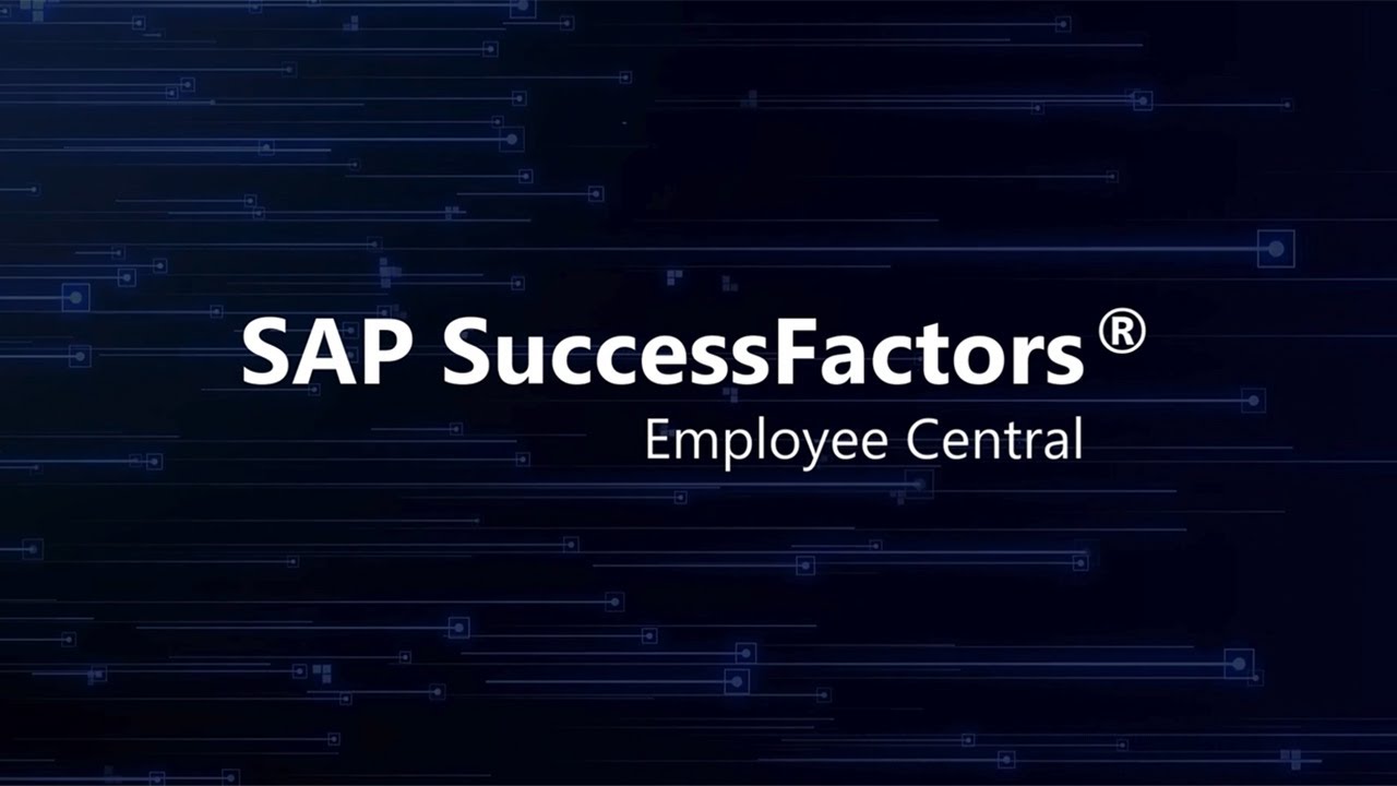 Modern HR, Simplified: SAP SuccessFactors&reg; Employee Central