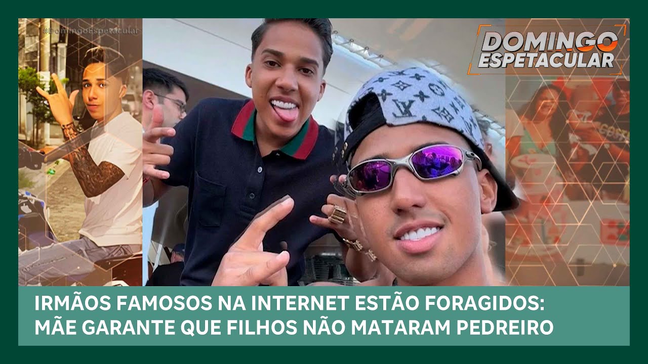 Mãe do influenciador Nino Abravanel fala com Domingo Espetacular e garante inocência dos filhos