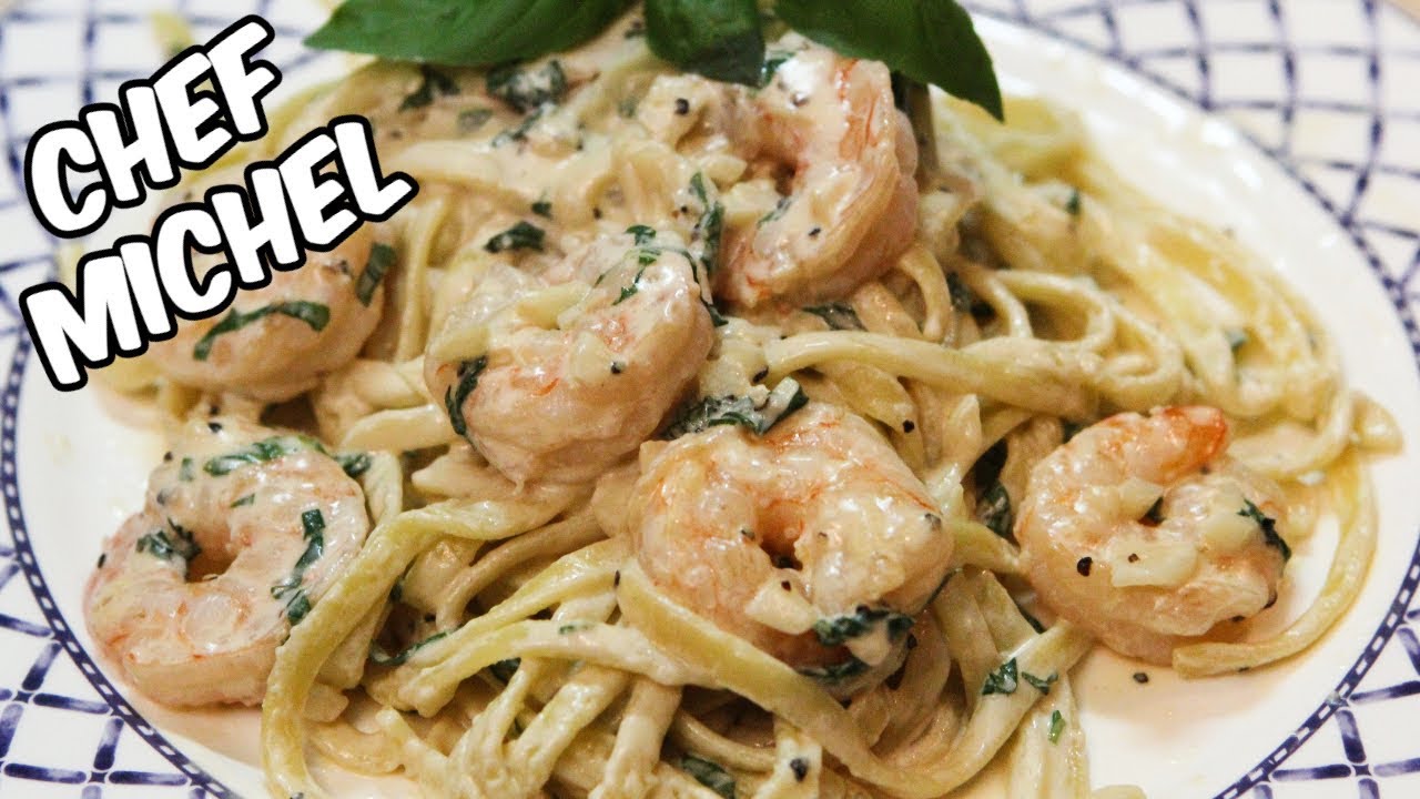 Fettuccine aux crevettes