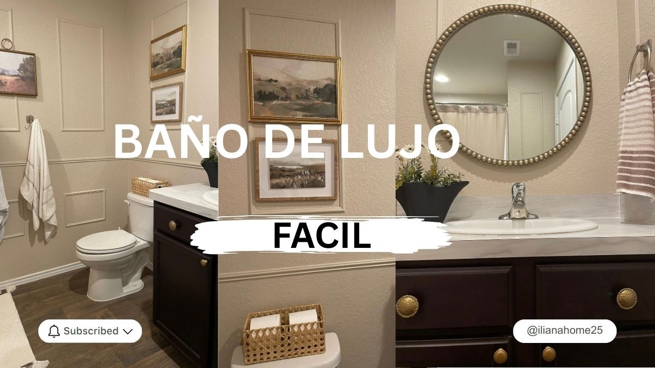 COMO RENOVAR un BAÑO PEQUEÑO /BATHROOM MAKEOVER /IDEAS para BAÑOS PEQUEÑOS