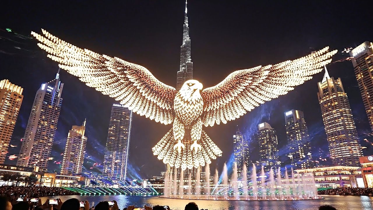 Dubai’s 2026 Largest Drone & Laser Show on Earth! 1 Million Drones and Lasers Light Up the Sky