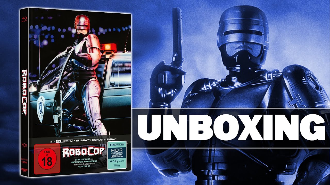 EIN BRETT! | Robocop (1987) | 4-Disc Mediabook (4K UHD & BLU-RAY)