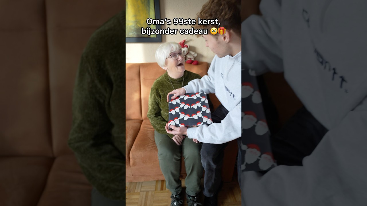 Oma&rsquo;s 99ste kerst 🎄 Had jij het einde verwacht? 😂 #holidayswithyoutube