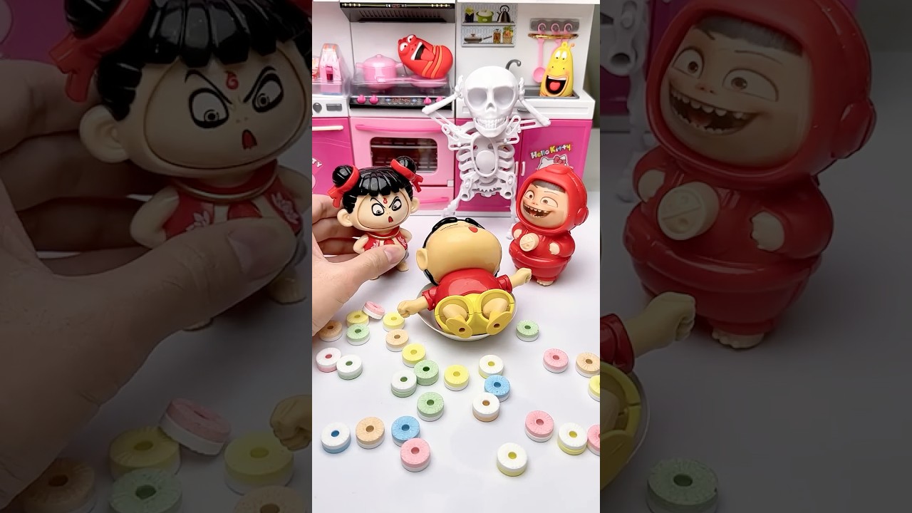 Satisfying Unboxing with Shin Chan and Nezha Toy Fun ASMR  