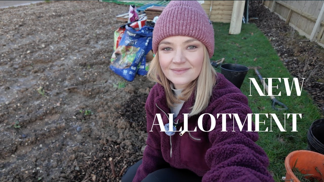 My New Allotment Tour 🌱 | First Proper Vlog & Planting Raspberries