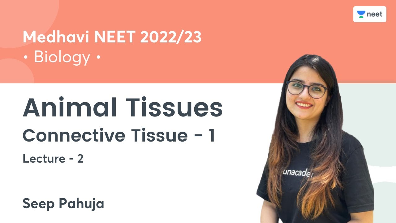 Animal Tissues | Connective Tissue - 1 | L2 | NEET 2022/23 | Seep Pahuja