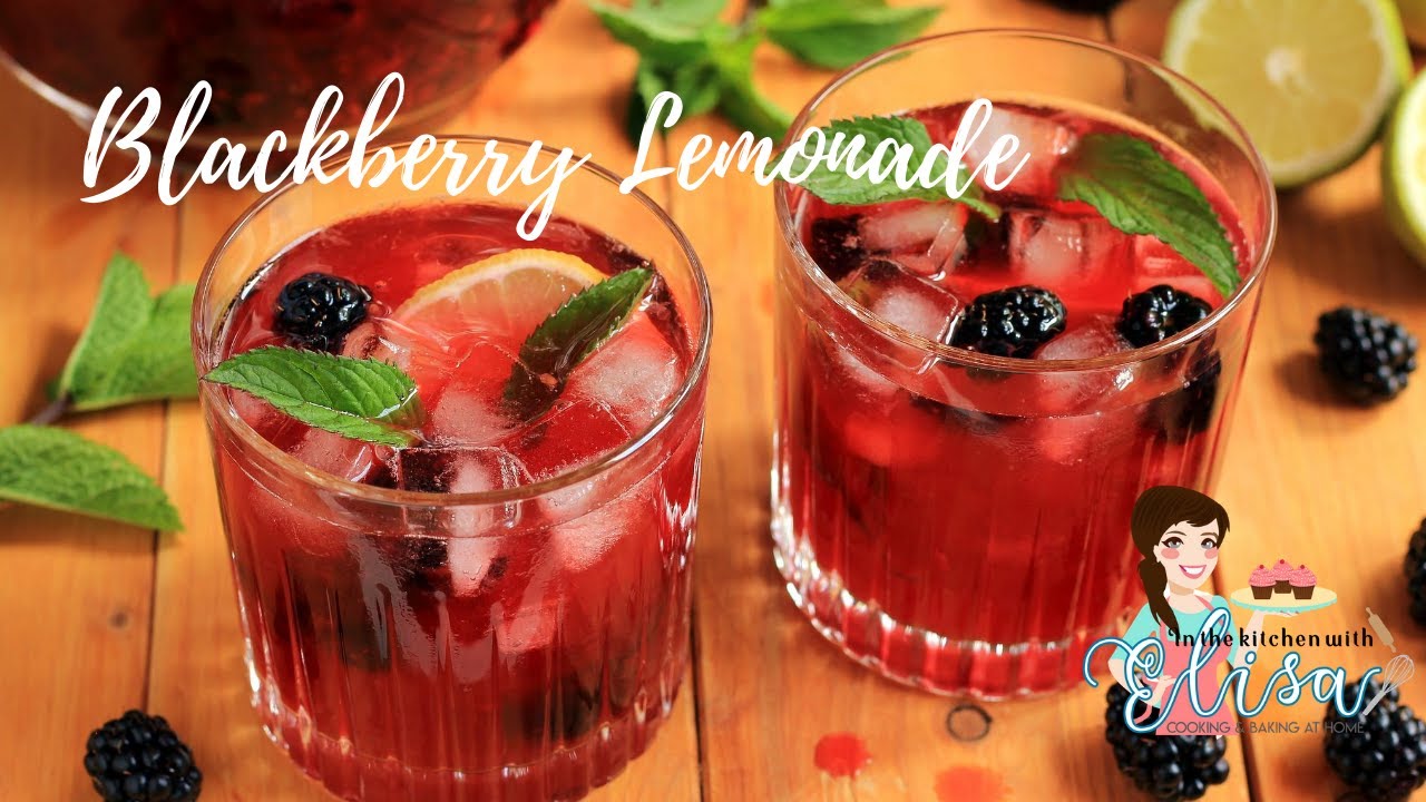 Blackberry Lemonade Recipe | Homemade Lemonade