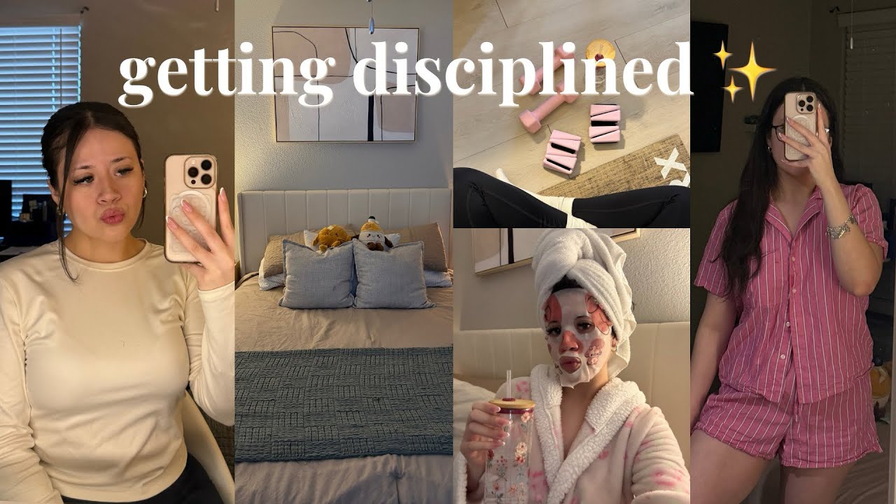 getting disciplined again ✨ productive routine, habits & self care