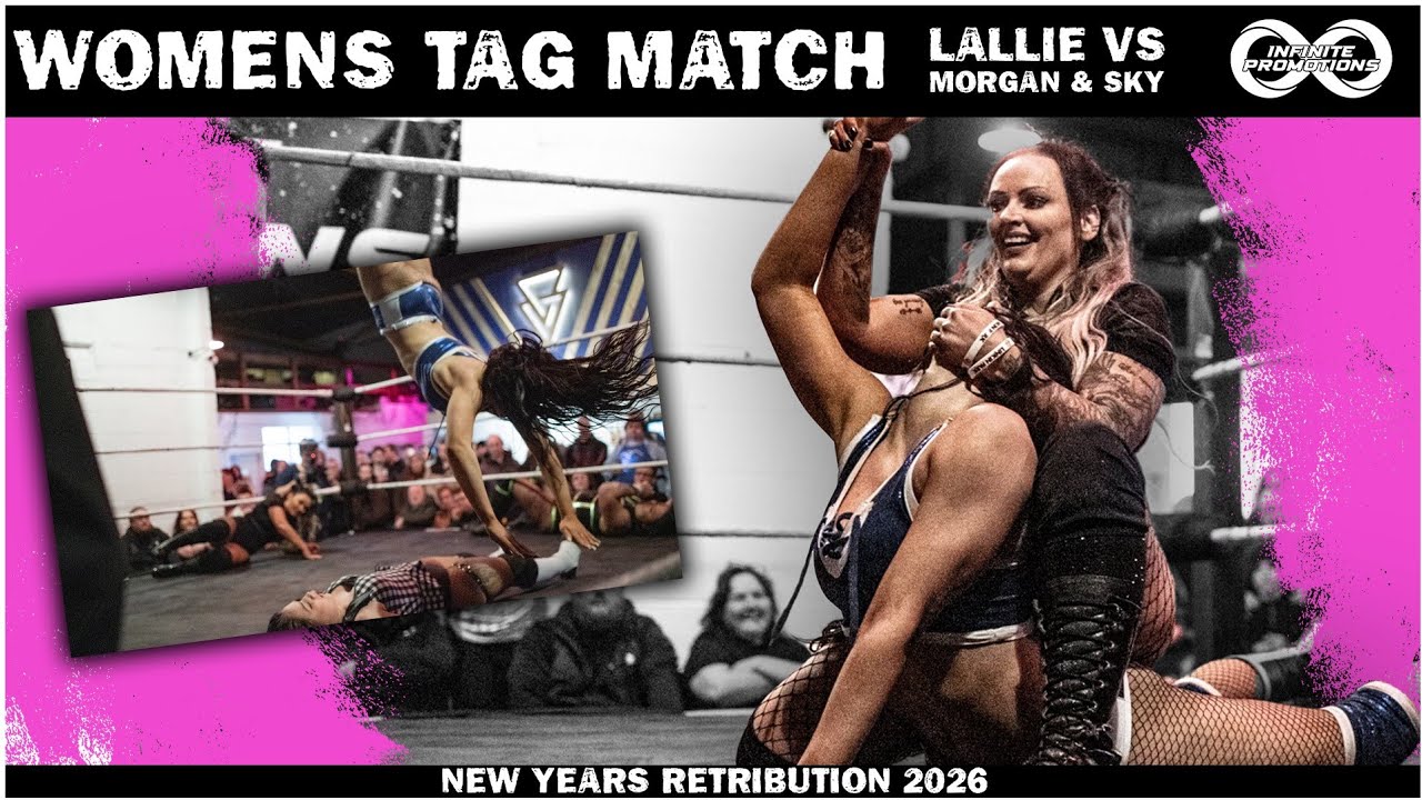 WOMENS TAG TEAM MATCH! Lana Austin/Hollie Barlow Vs Maddy Morgan/Lucy Sky (WRESTLING IN A BREWERY)