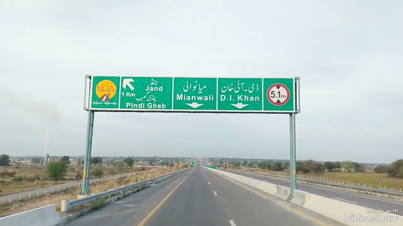 Rawalpindi to mianwali cpec motarwey