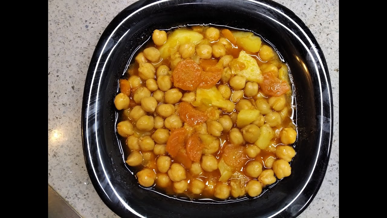 Receta Super Fácil de Garbanzos Guisados en Olla Express