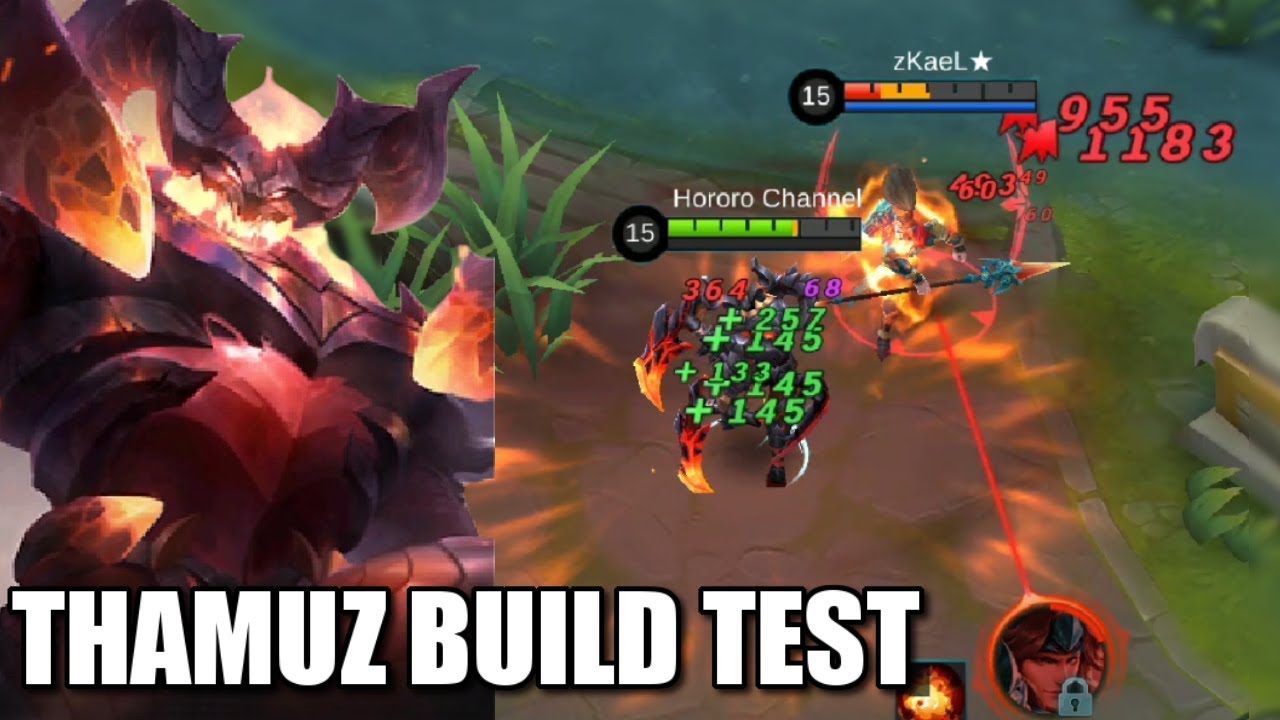 THAMUZ BUILD TEST AND SKILL COMBO!