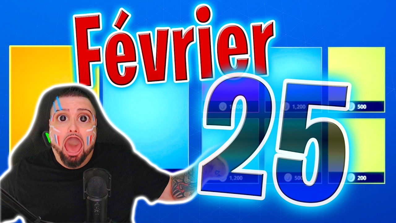 BOUTIQUE FORTNITE D&rsquo;AUJOURD&rsquo;HUI (25 F&eacute;vrier 2026) 💙🥳&nbsp;(Boutique du jour)