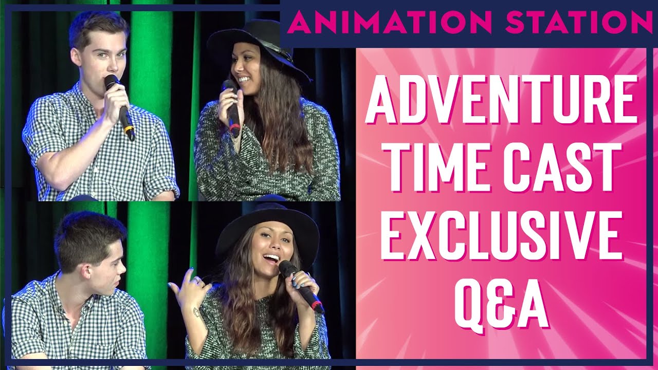 Jeremy Shada and Olivia Olson - Adventure Time Comic Con Panel