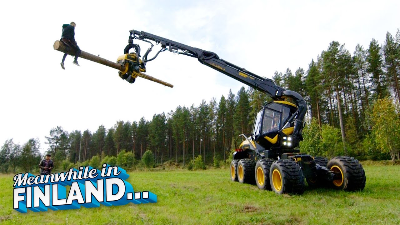 FOREST MACHINE RODEO - Meanwhile In Finland EP 1 | Dudesons