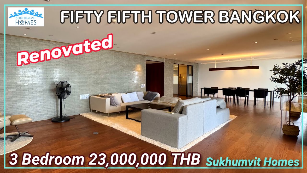 Luxury Renovated Condo For Sale Fifty Fifth Tower Thonglor Bangkok 23,000,000 THB
