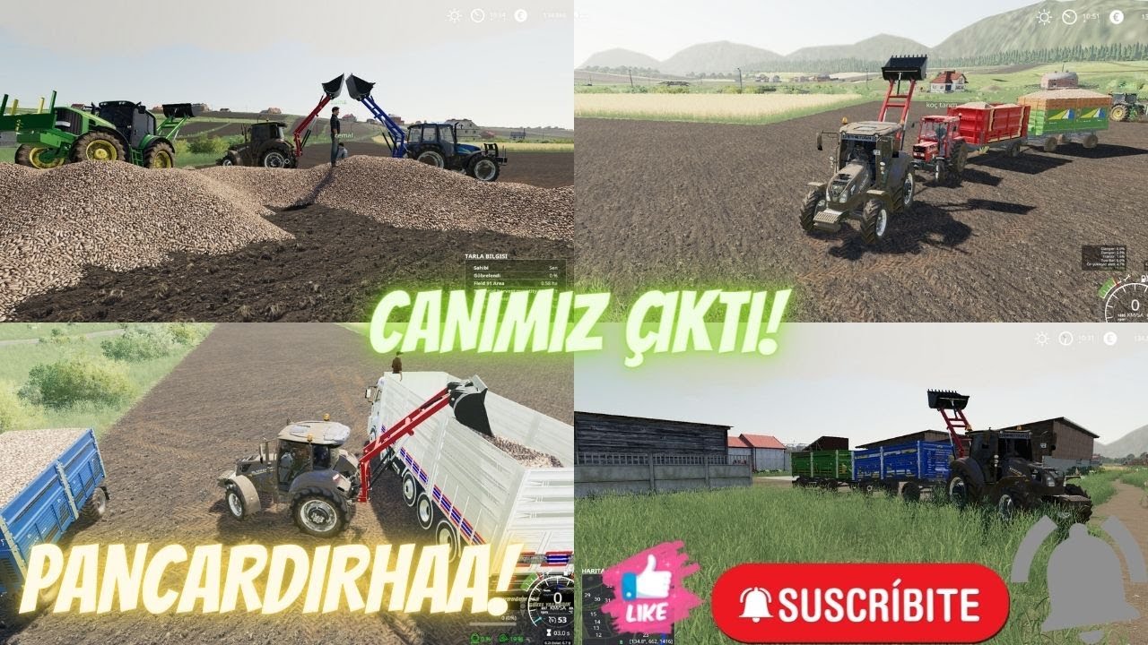 1000 TON ŞEKER PANCARI SEVKİYATI!! #fs19 #türkmods #şekerpancarı #asmr #case #110a #jhondere #mods