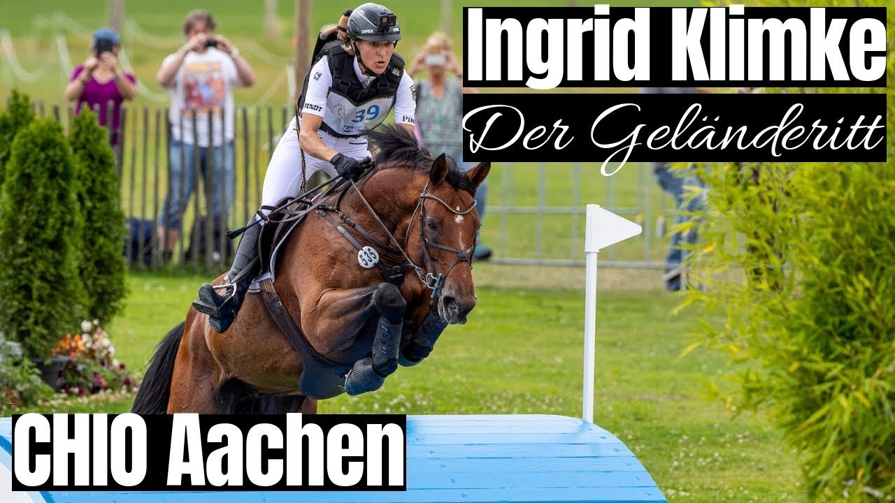 Ingrid Klimke - Der Geländeritt 💪🏼 | Trotz Fehler im Springen siegt sie! 🥇 | CHIO Aachen 2019