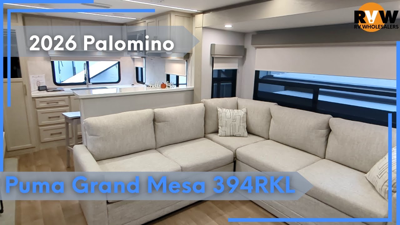 НОВАЯ задняя кухня! - 2026 Puma Grand Mesa 394RKL Flythrough