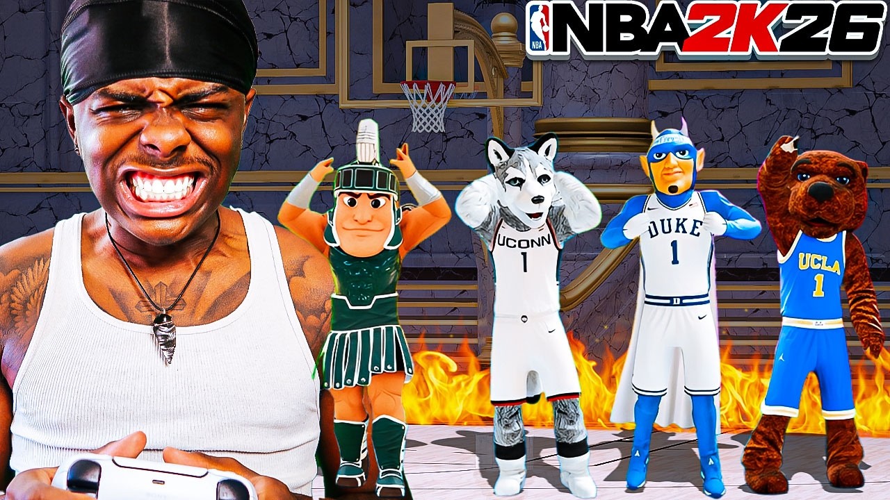 I Took COLLEGE MASCOTS to the COMP STAGE… We DOMINATED (NBA 2K26)