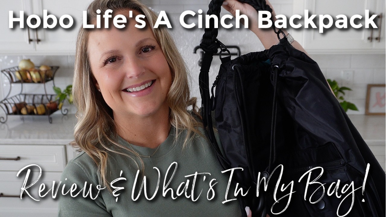 ЧТО В МОЕЙ СУМКЕ | HOBO | Рюкзак Life's A Cinch! Обзор, примерка и упаковка | GatorMOM