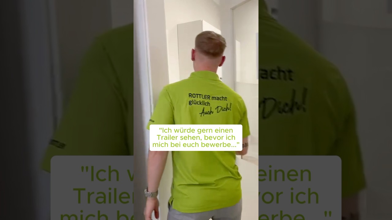 POV: Du willst Dich bewerben, aber vorher einen Trailer sehen 🎬 