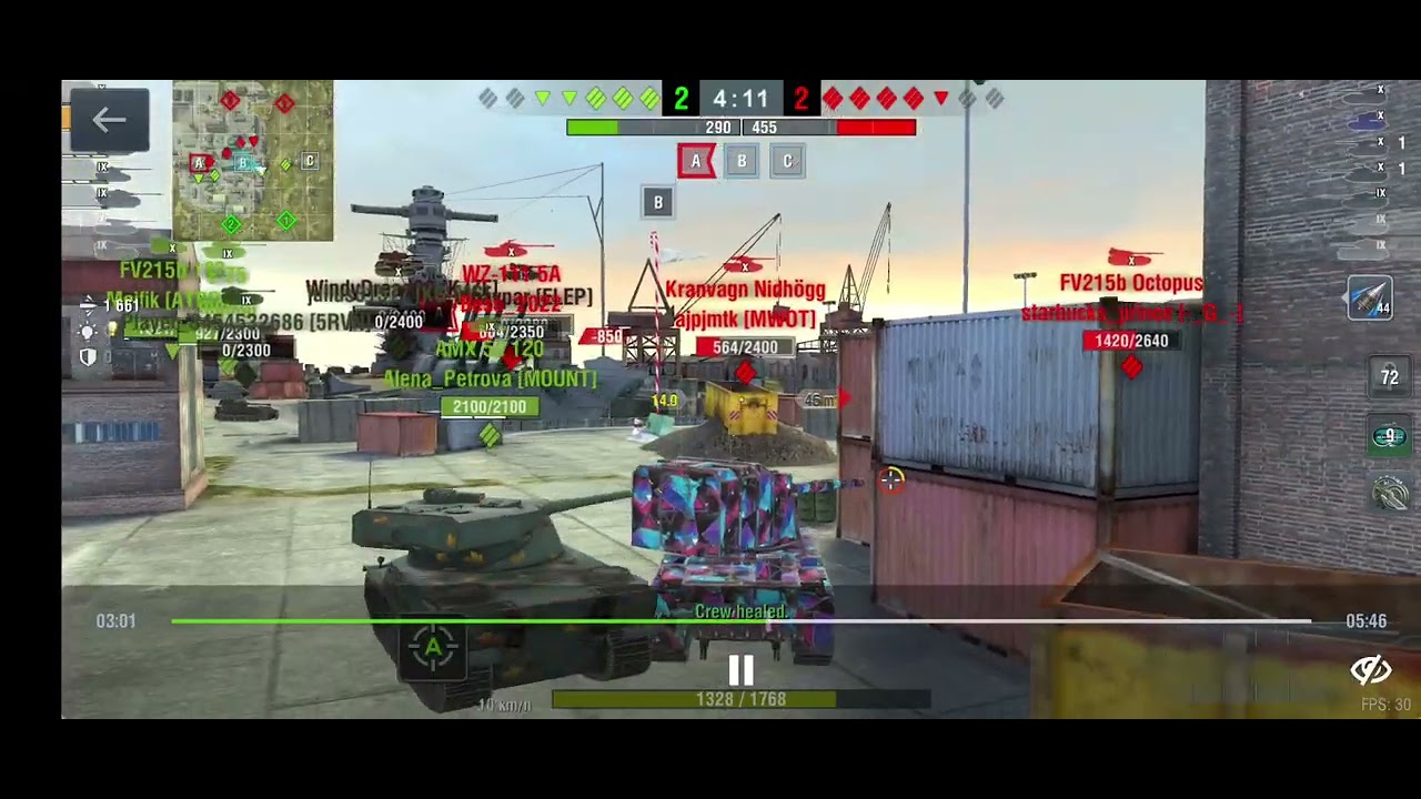 fv4005 4k+ damage WOTB Indonesia #WOTB