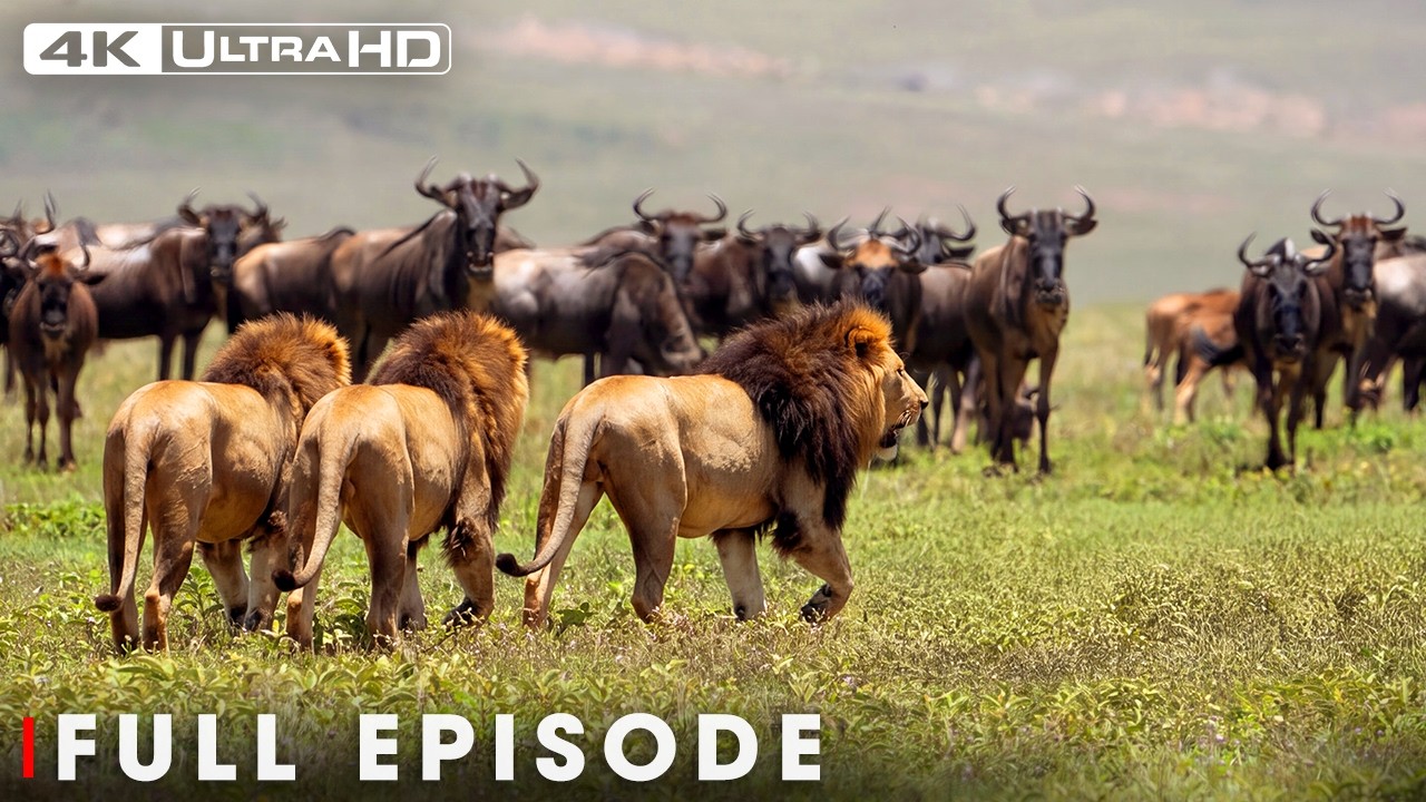 African Lions | The Kings of the Serengeti | FULL EPISODE | Wildlife Documentary