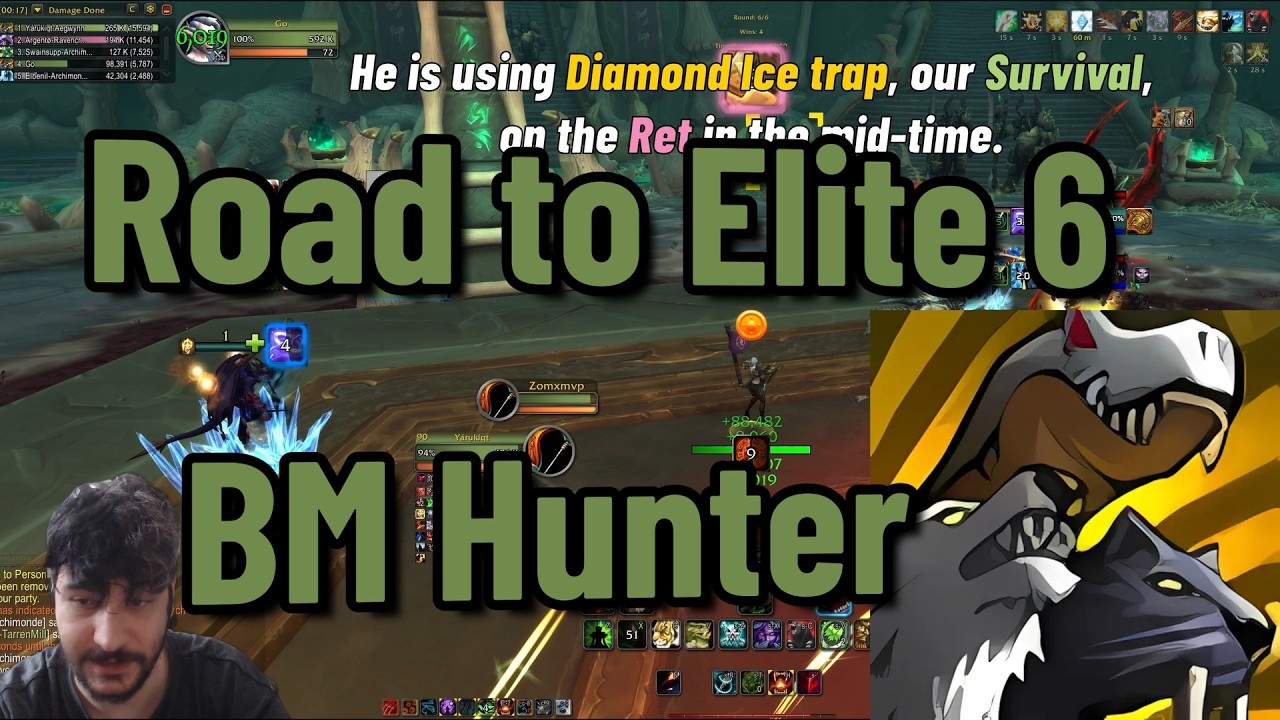 Road to Elite 6 - Beast Mastery Hunter Solo Shuffle, Midnight PvP