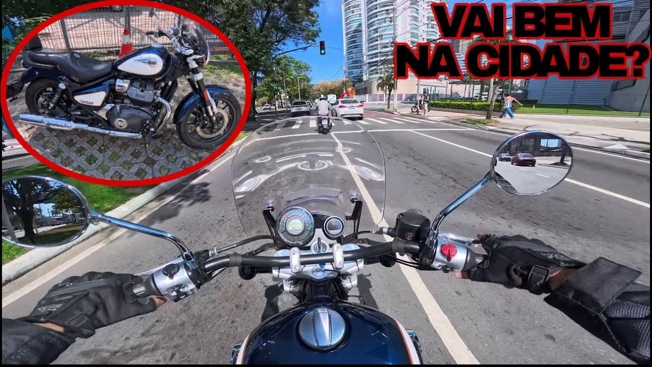 NOVA ROYAL ENFIELD SUPER METEOR 650 - PRIMEIRA CONTATO - VAI BEM NO DIA A DIA?