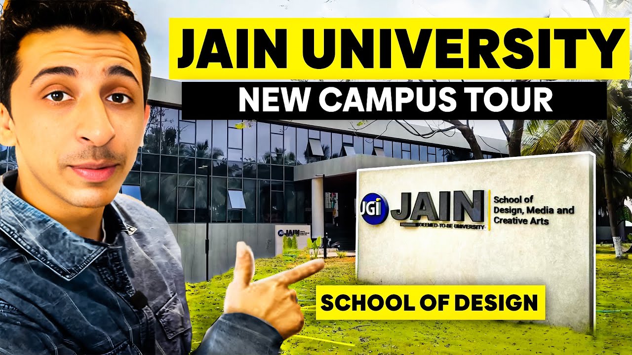Jain University’s BRAND NEW CAMPUS | School of Design - Full Campus Tour ✅
