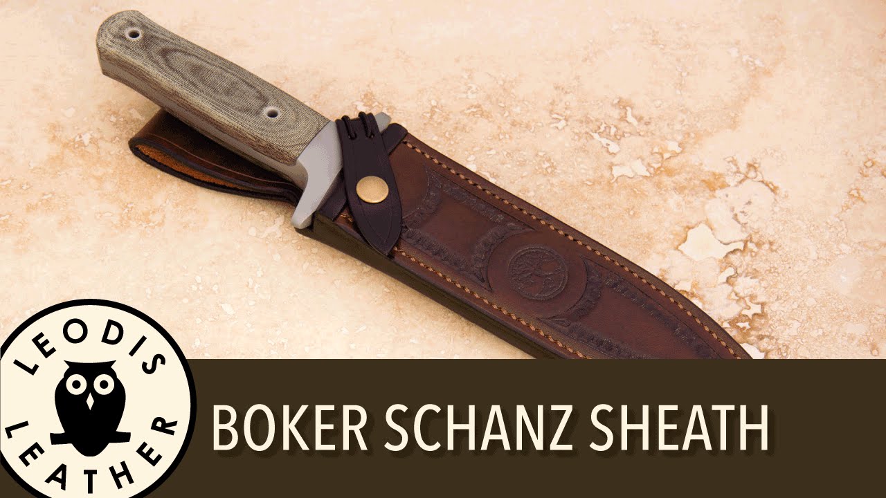 Making a Leather Sheath for a Böker Schanz Dagger