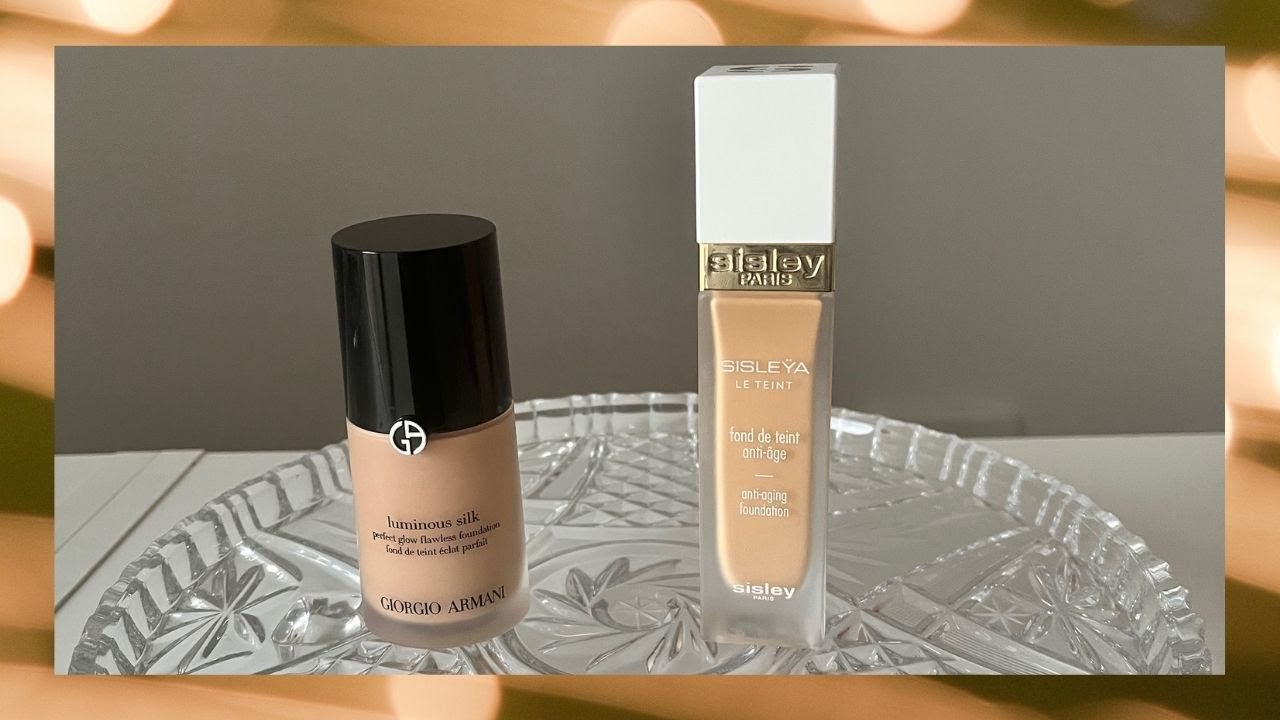 Armani Luminous Silk Foundation vs Sisley Sisleya Le Teint