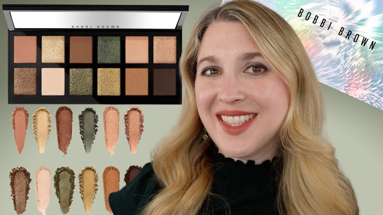 BOBBI BROWN JADESTONE Holiday Eyeshadow Palette | Grungy Greens | Swatches, Demos, Comparisons