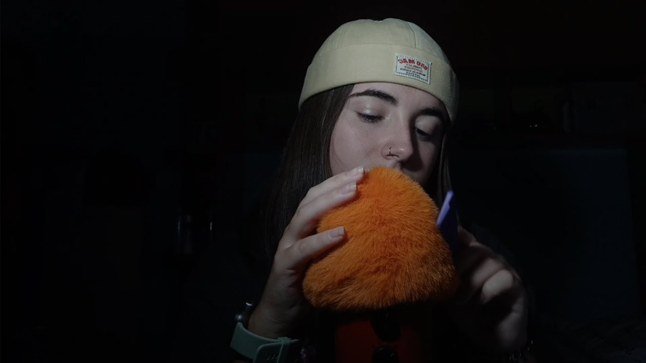 Fluffly mic scratching + peinandote :) | CALMA ASMR