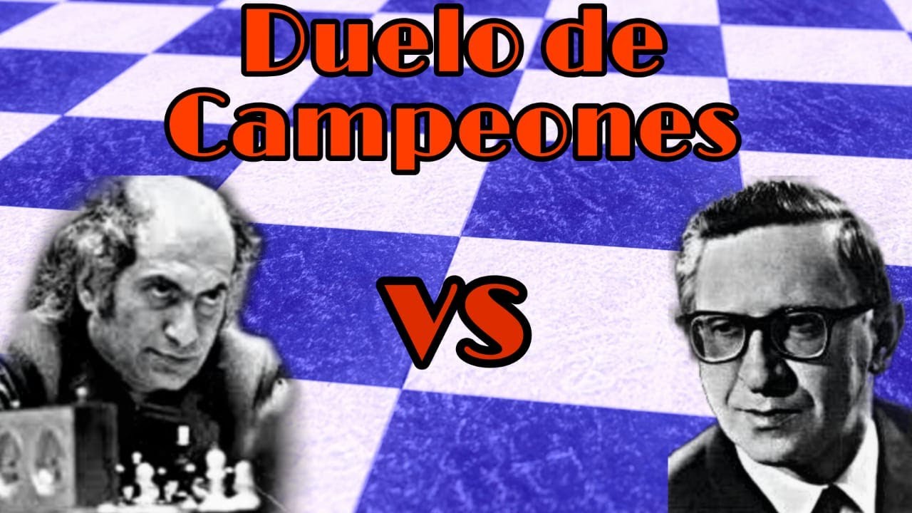Tal vs Smislov Duelo de Campeones Mundiales!!