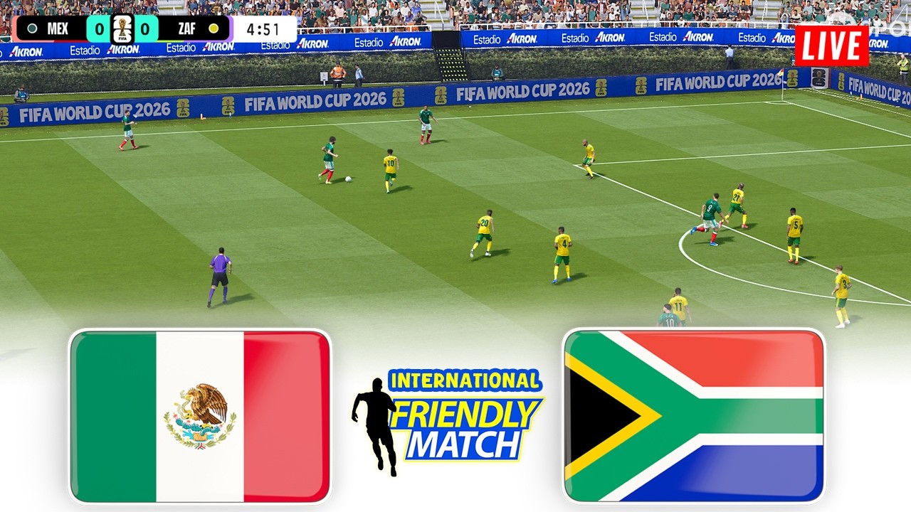 🔴MEXICO vs SOUTH AFRICA LIVE TODAY ⚽ FIFA WORLD CUP 2026 GROUP A ⚽ FOOTBALL GAMEPLAY HD