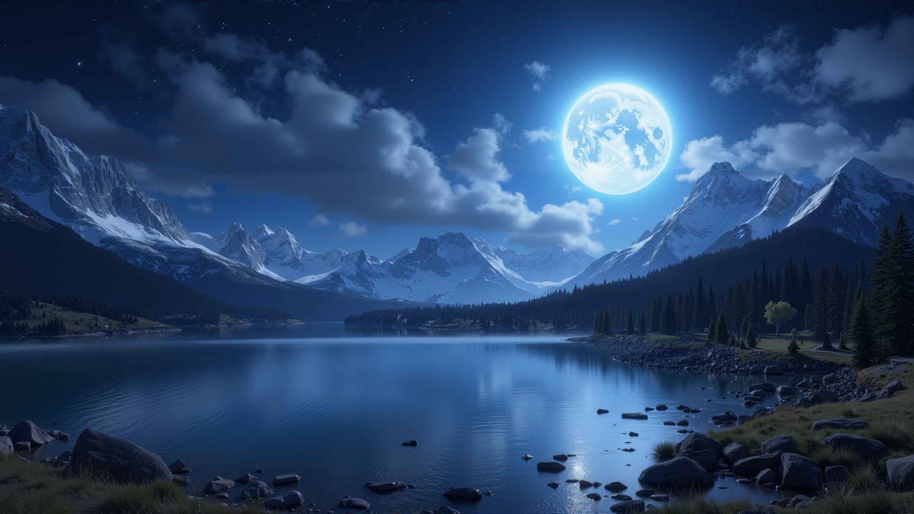 Relaxing Flute Music with Night Nature Sounds 🎵 Sleep Music for Stress Relief & Insomnia